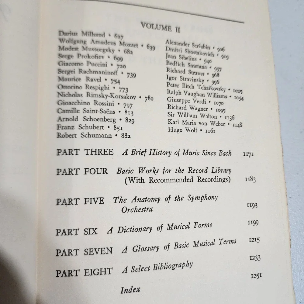Milton Cross New Encyclopedia Great Composers Music 2 Vol Set 1969 Doubleday
